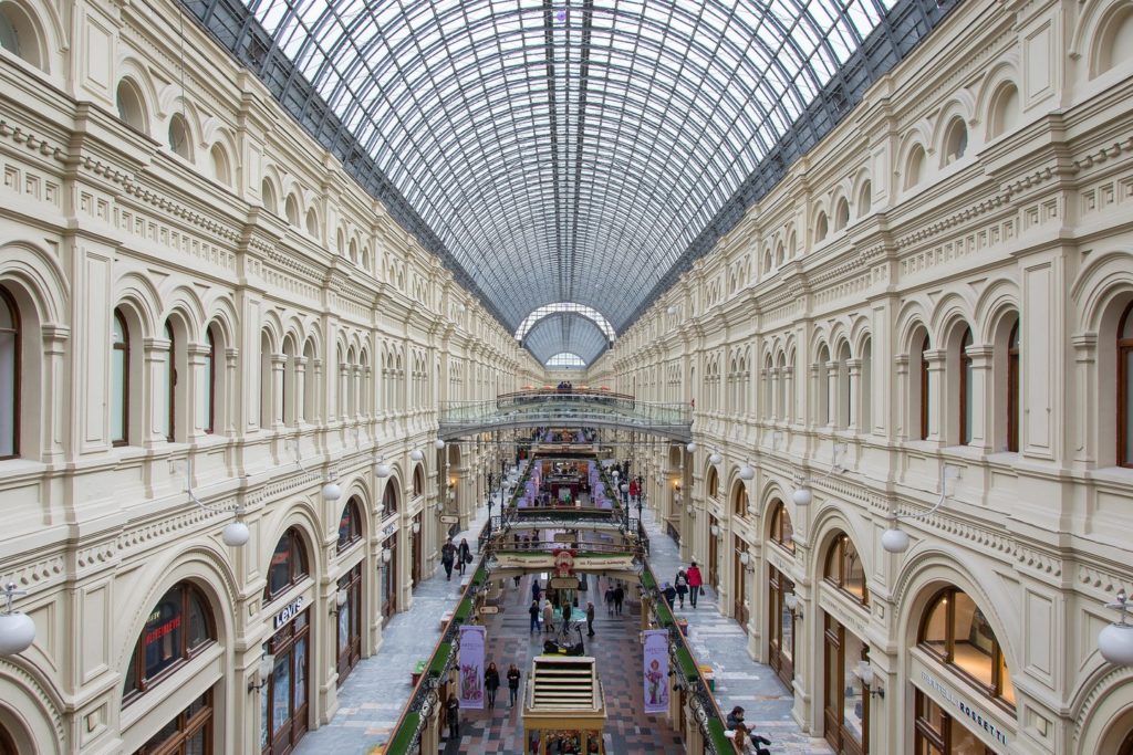 GUM est le principal grand magasin de Russie