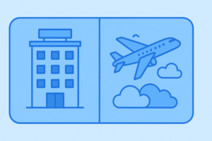 hotel and flight image box